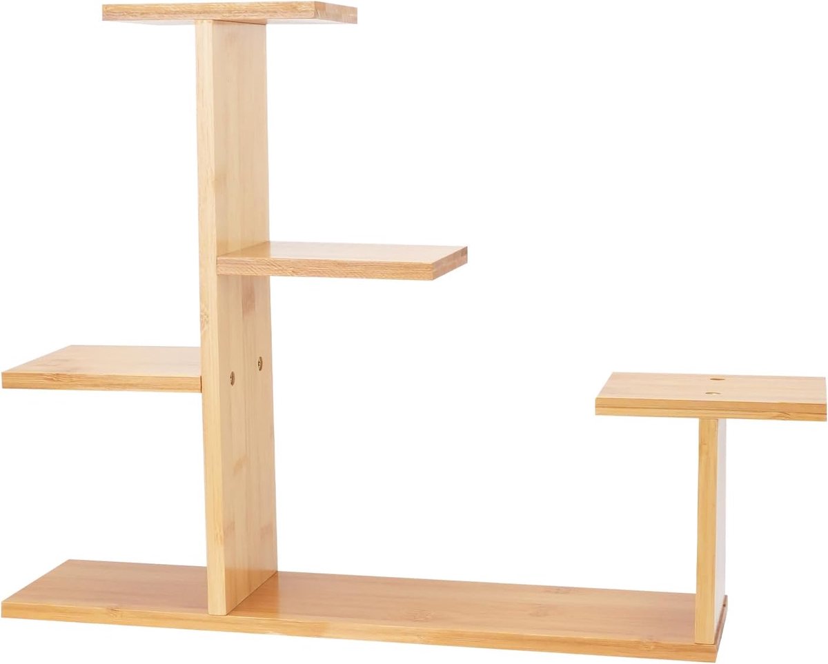 plantenstandaard voor kleine planten, plantenrek voor op de vensterbank, rond plantenrek voor op tafel, plantenstandaard voor op het bureau, voor kantoor of slaapkamer(Stijl 5)