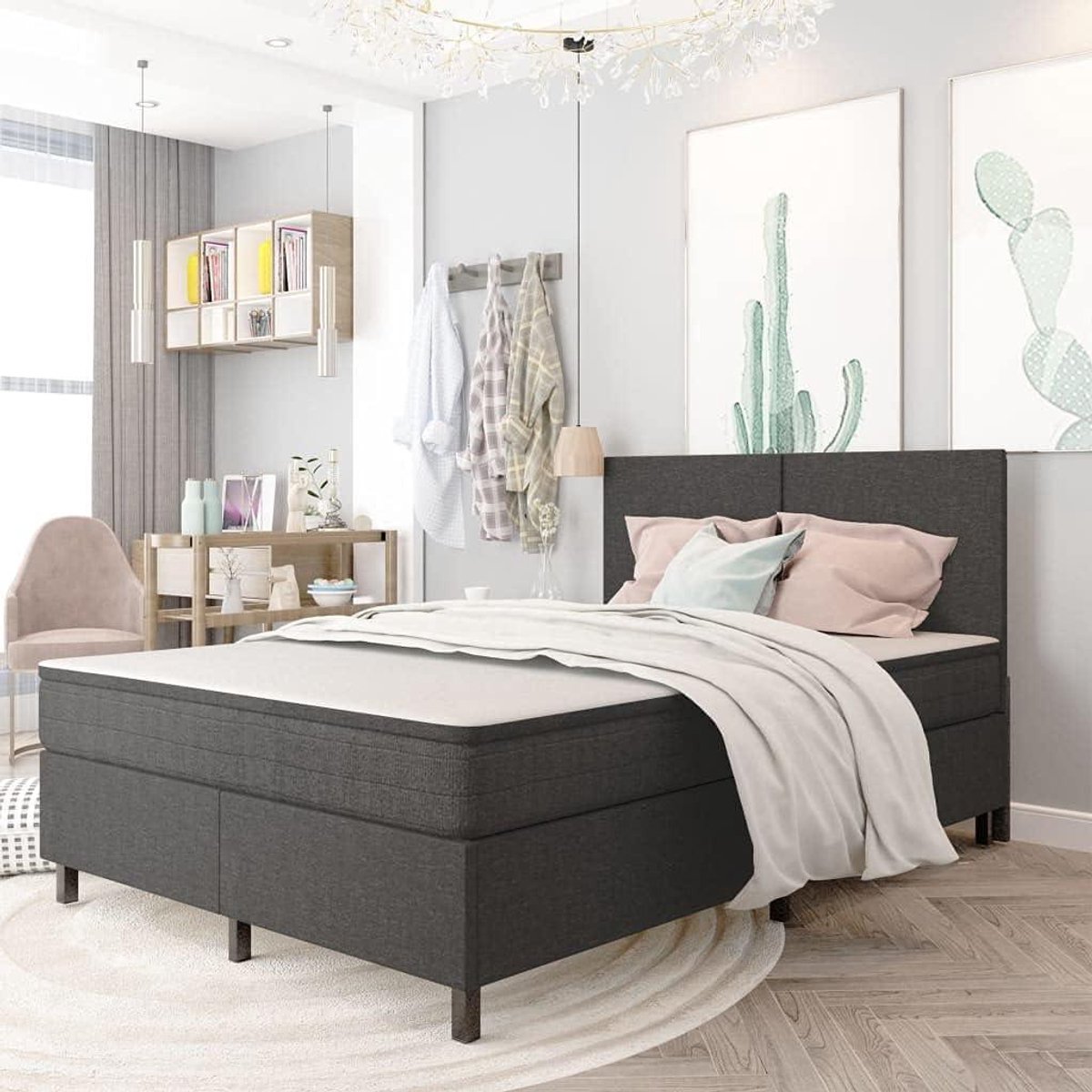 Lattenbodem - Bedframe - Slaapcomfort Verbeteren - Robuust en Duurzaam - 140 x 200 cm - Grijs