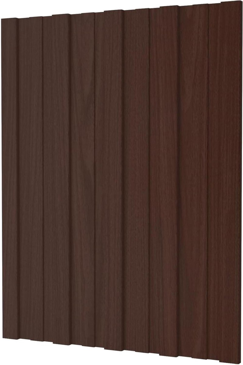 Dakplaten - Golfplaten - Schuur Bedekken - Verzinkt Staal - 60 x 45 cm - Bruin
