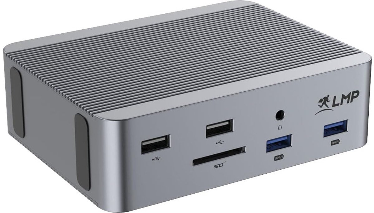 SnelShoppen - USB4 Dockingstation met 15 Poorten - HDMI, DisplayPort, Ethernet, SD, Audio, USB-C/USB-A, 100W Power Delivery - Compatibel met Thunderbo