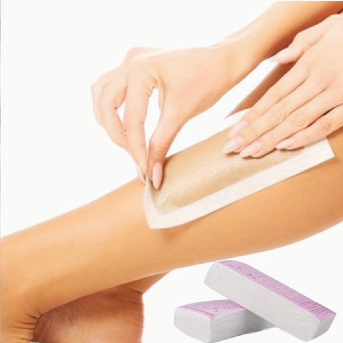100 Harsstrips, professionele ontharingsstrips voor wax.