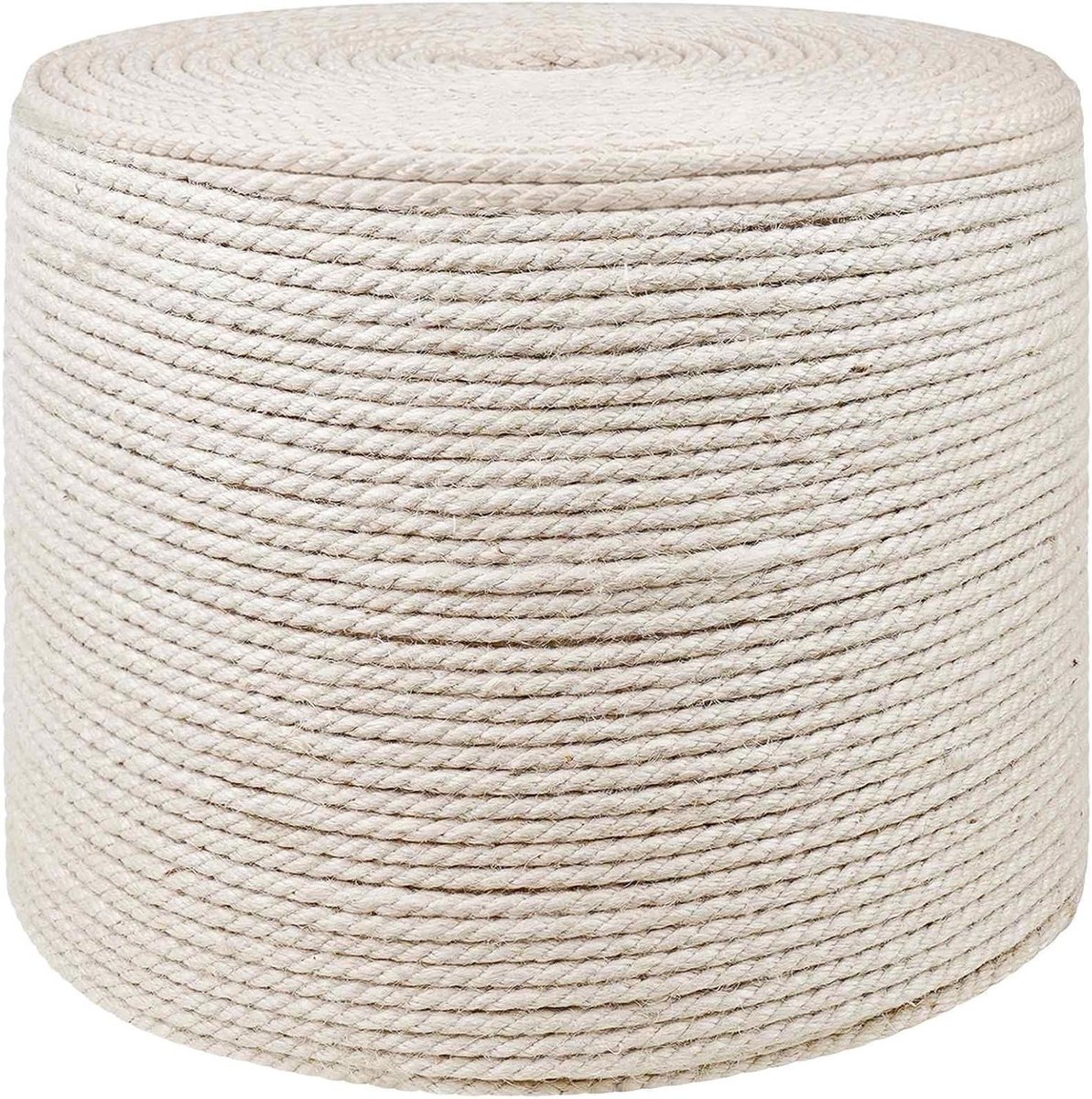 Jute Touw - Tuingereedschap Touw - Decoreren en Knippen - Natuurlijk Tossa Jute Materiaal - 8 cm dikte - Wit