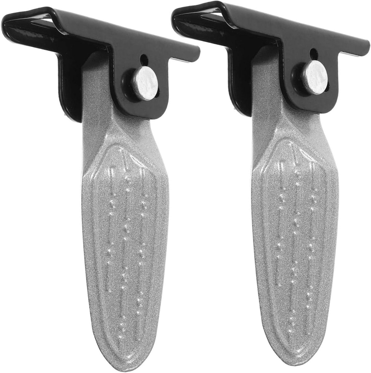 Fietspedalen - Trappers Achteras - Fietsen Onderhoud - Antislip Textuur - 14 x 3 x 3 cm - Zilver