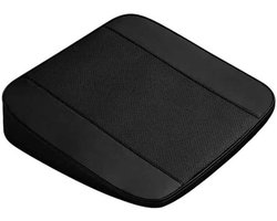 Autostoelkussen - Stoelverhoger Volwassenen - Verbeterd Rijcomfort - Ergonomisch Ontwerp - 1 kg - Zwart