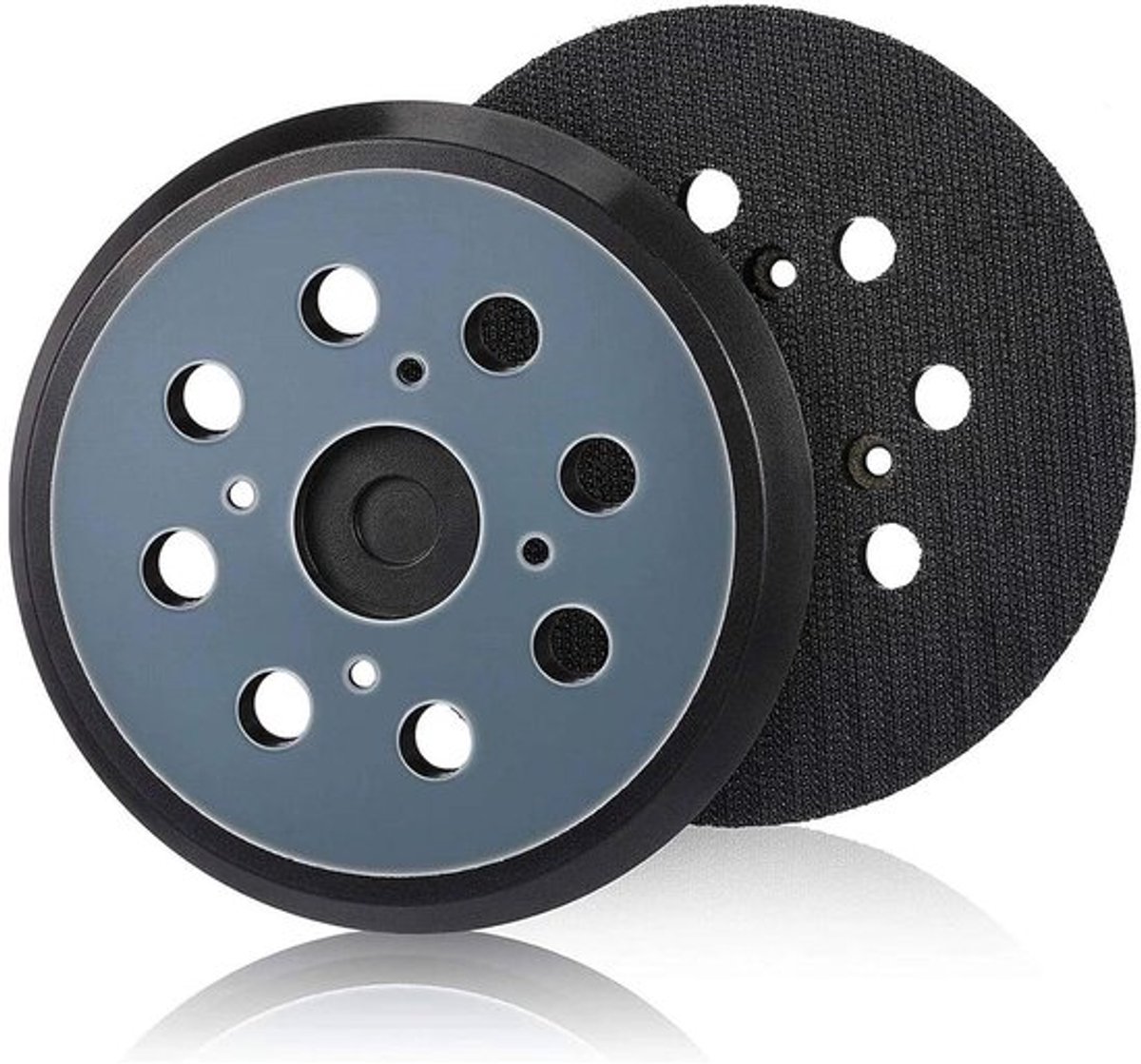 Schuurpapier 125 mm klittenband voor excentrische schuurmachine - 2 stuks - Reserveonderdeel voor steunschijven - BO5031, M9204, BO5021, BO5041 - 743081-8