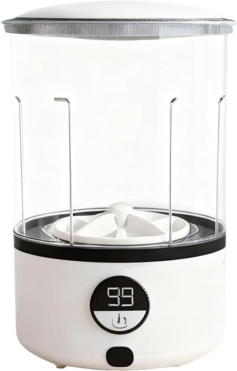 Mini Wasmachine Draagbare Wasmachine Kleding Wassen Ruimtebesparend Ontwerp 168 x 17 x 168 cm Wit