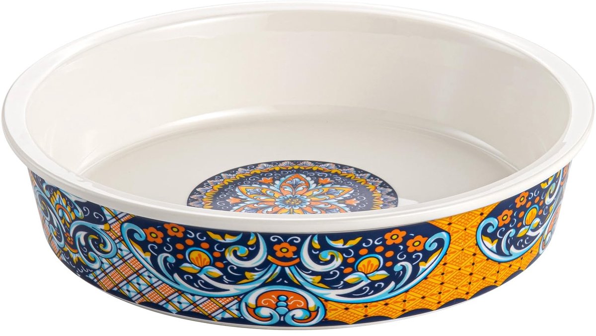 Dailygoods - Porselein Cakevorm voor Appeltaart en Fruitcake - 1800 ml