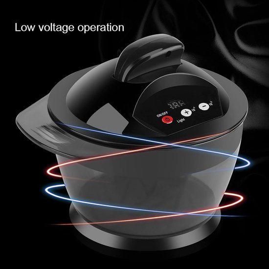 Hair Color Mixing Bowl Electric USB Rechargeable LCD Time Display Hair Salon Automatic Mixer Hair Cream Mixing Tools — afbeelding 2