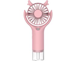 Draagbare Mistventilator - Handventilator Luchtbevochtiger - Verkoeling en Hydratatie -…