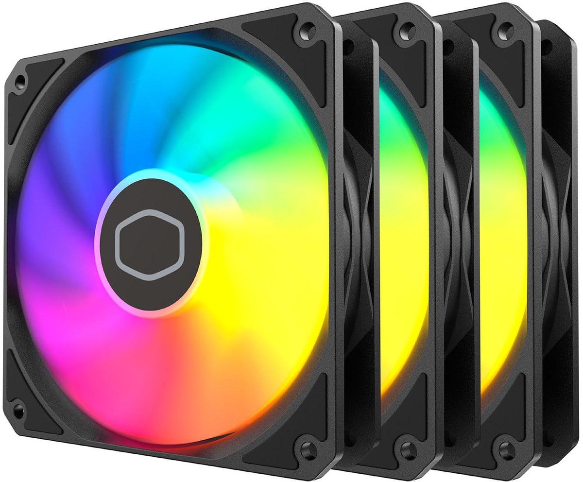 PC Ventilatoren - Case Fans - Computer Koeling - Addressable RGB - 120 mm - Zwart
