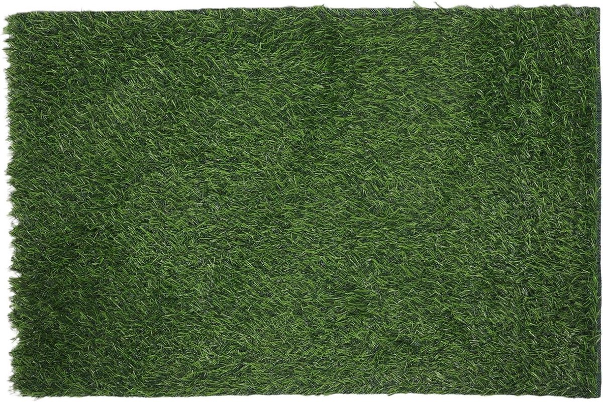 Kunstgras Tegels - Siergras Matten - Tuin Decoratie - Realistisch Uiterlijk - 60 x 40 cm - Groen
