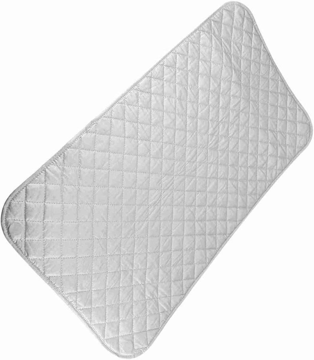 Draagbare Strijkmat - Strijkdeken Strijkplank - Snel Kleding Strijken - Magnetische Antislip Basis - 60x24 cm - Grijs