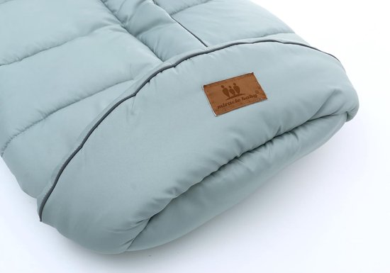 Voetenzak Kinderwagen - Baby voetenzak - Warmhouden Baby - Waterdicht 5-laags Materiaal - 102 x 54 cm - Lichtgroen — afbeelding 5
