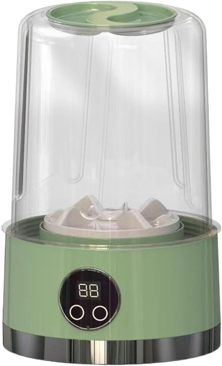 Draagbare Wasmachine Mini Wasmachine Ondergoed Hygiënisch Wassen Draadloze Stille Werking 14 x 14 x 14 cm