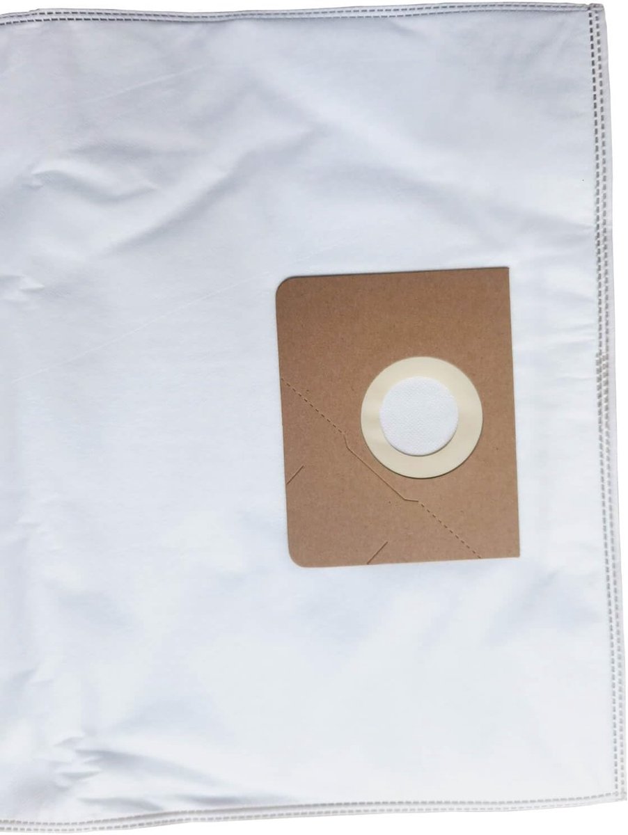 Stofzuigerzakken Vlies - Filterzakken Cilinder - Stofvrij Houden - Hoger Absorptievermogen - 6 Stuks 35L - Wit