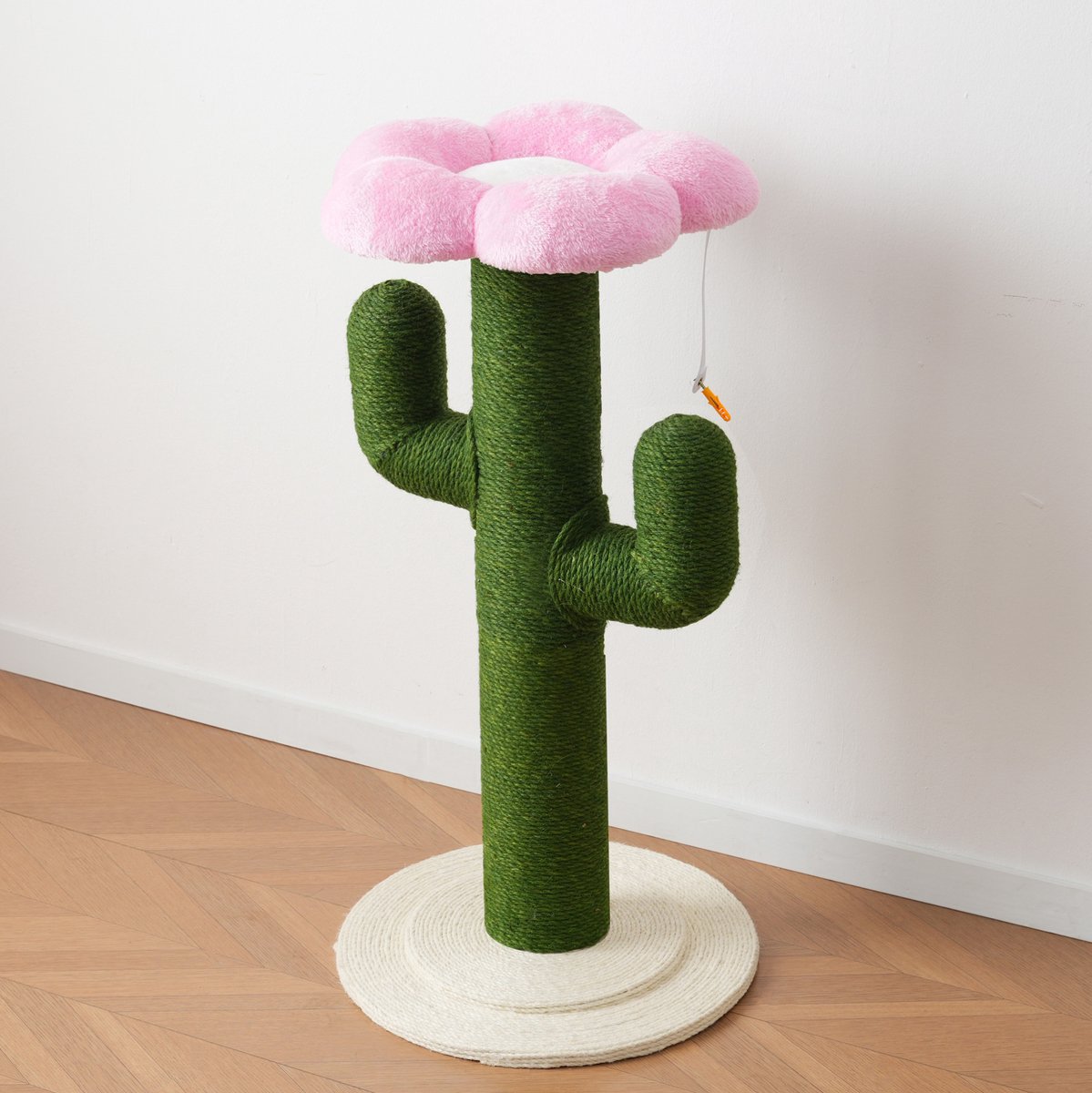 Modenuit Krabpaal – 90 cm – Kaktusvorm – Sisal, Papier en Stof – Groen – Met Antikantelvoorziening