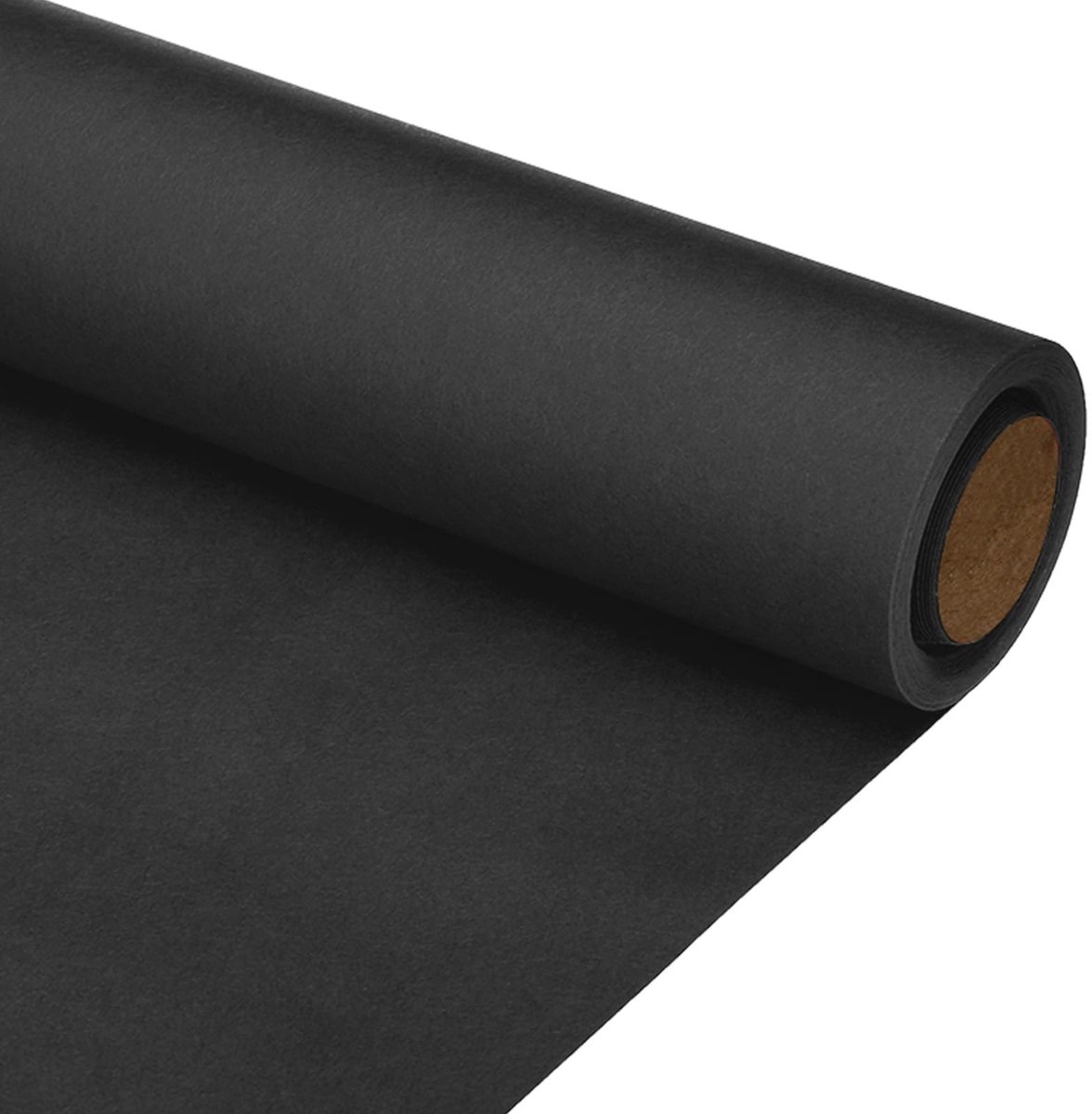 Dailygoods - Inpakpapier Rol - 15 x 316 Inch, Zwart Kraftpapier voor Geschenken