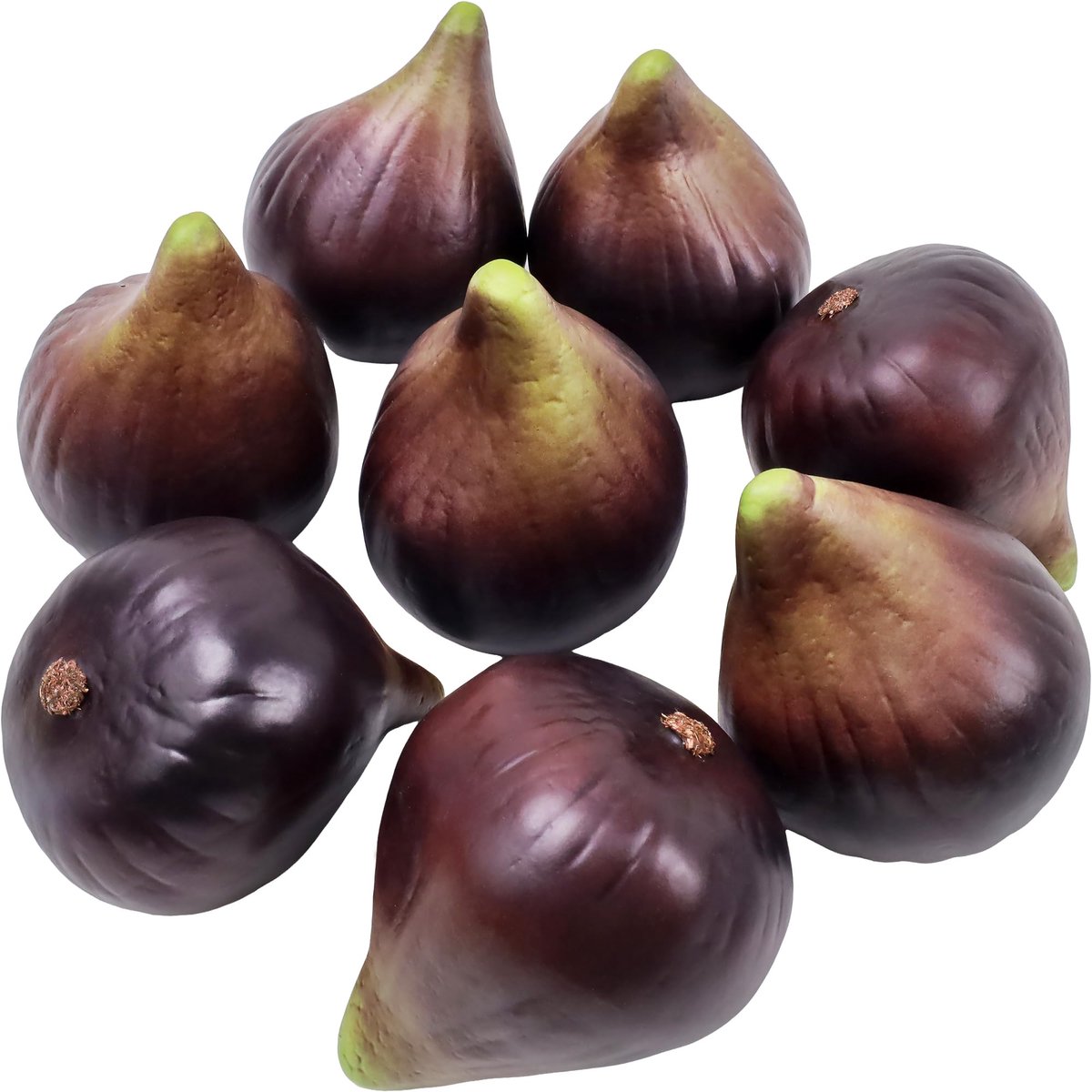 Dailygoods - 8 Stuks Nep Vijgen Decoratie - Realistische Faux Fruit Set