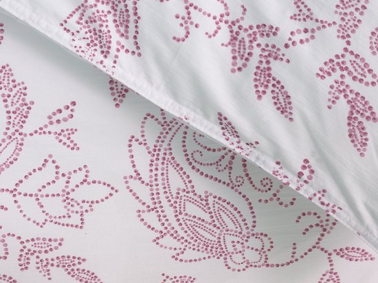 Zohome Indiano Dekbedovertrek - 100% Katoen-Perkal - 240x220 - Roze van Merkloos — afbeelding 3