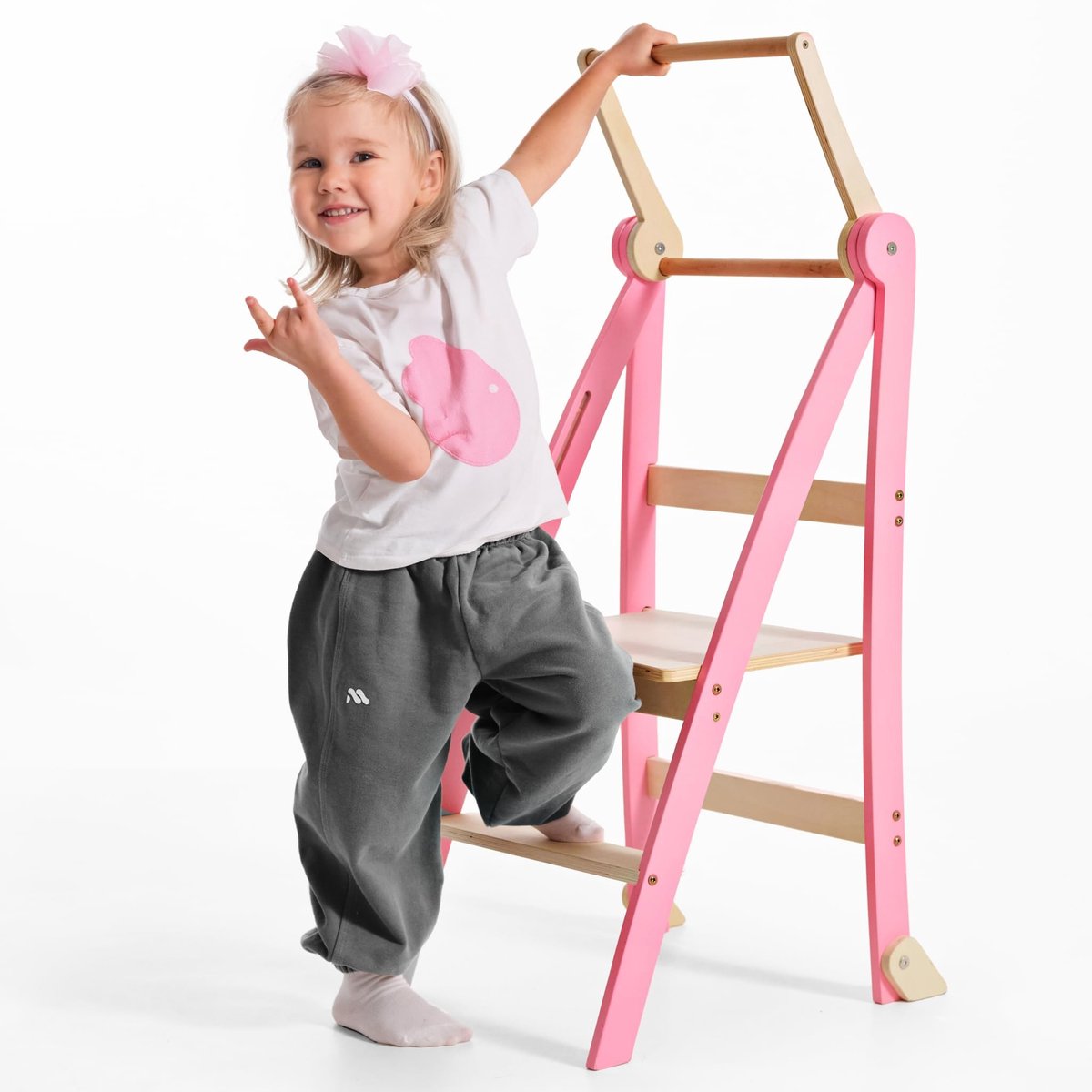 Dailygoods - Montessori Vouwbare Leren Ladder voor Kinderen