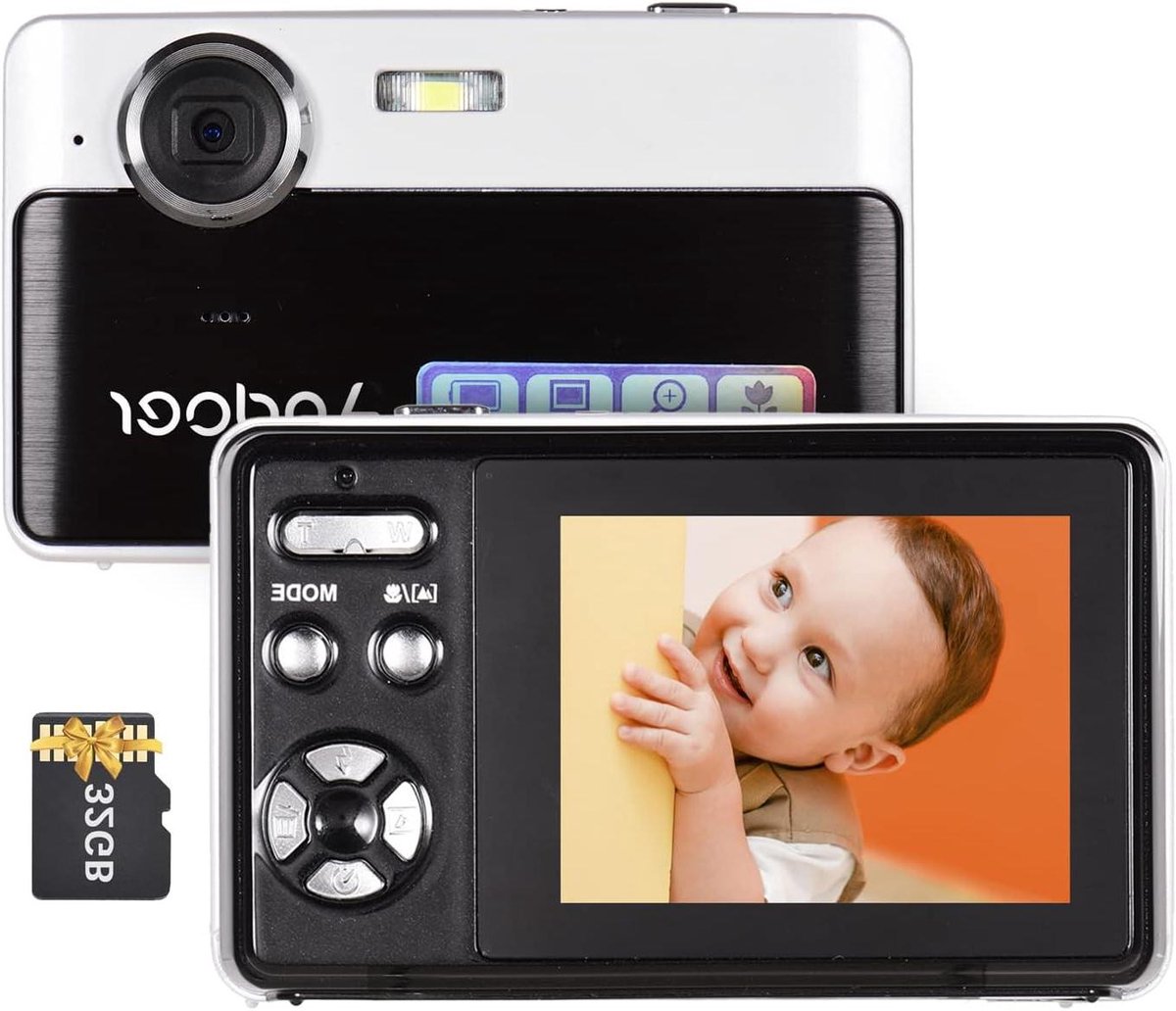 Digitale Camera - Compact Camera Fotocamera - Foto en Video - 48 Megapixel 4K Video - 2.4 inch IPS Scherm