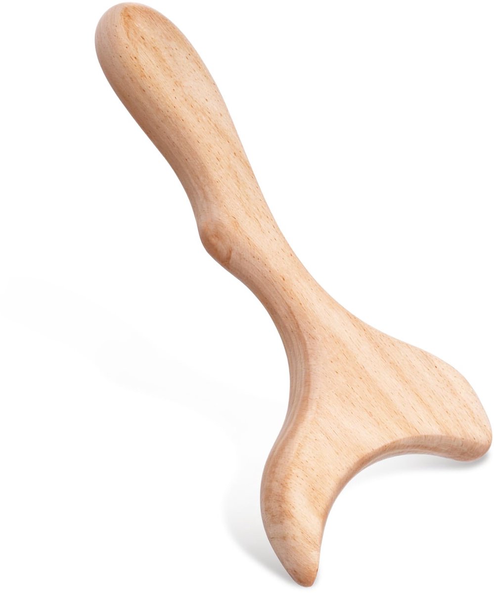 Dailygoods - Houten Therapie Massageapparaat - Lymfedrainage en Anticelluliet Gua Sha Tool