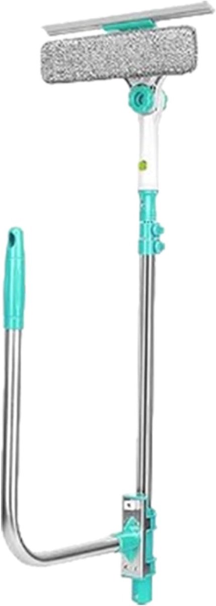 Raamwisser - Raamblender Glasreiniger - Ramen Schoonmaken - 180 Graden Draaibare Kop - 72-110 cm - Meerkleurig