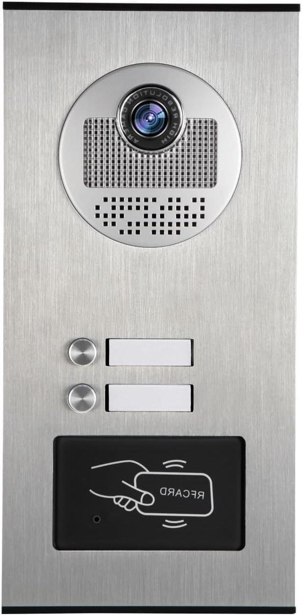 Video Intercom Systeem - Deurtelefoon Bel - Veilig Huis - 7 Inch LCD Scherm - 23 Eenheden - Zwart