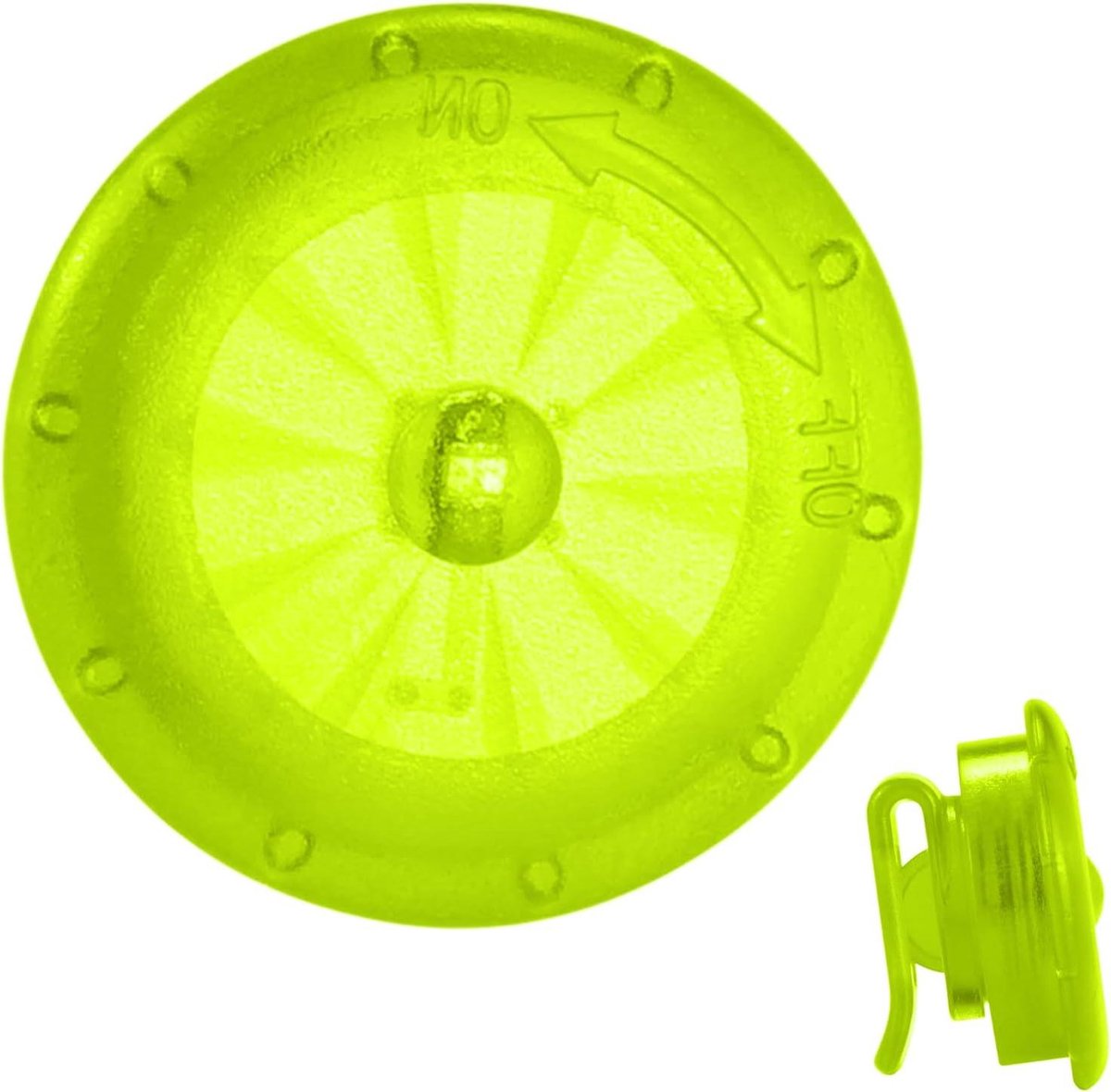 LED Loopverlichting - Veiligheidslamp Joggen - Outdoor Sporten - Uniek Citroenontwerp - 2.4x1.45 cm - Groen