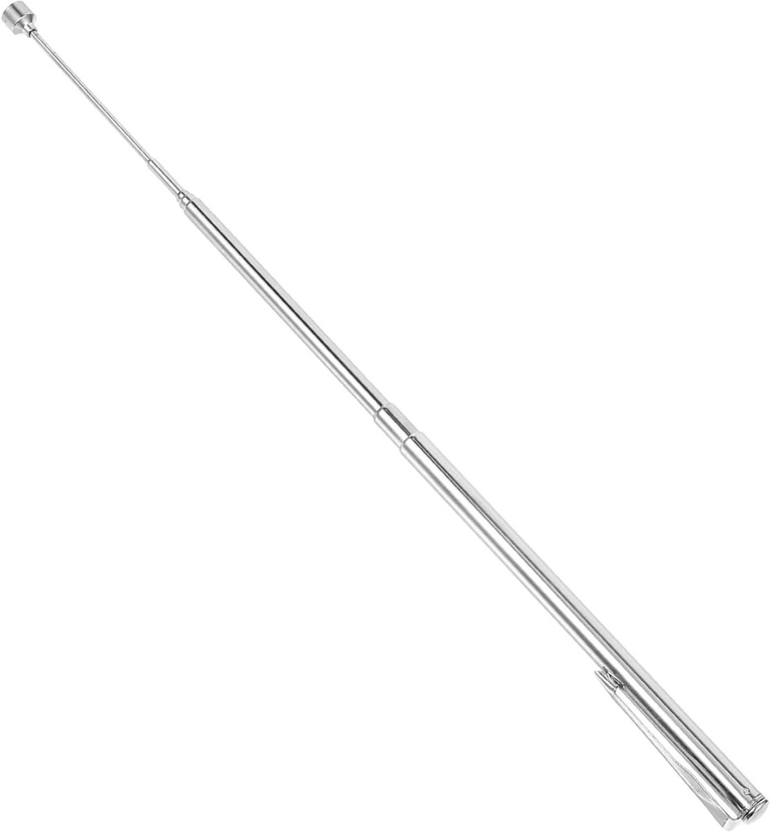 Magnetische Ophaal Tool - Magneetpen Uitschuifbaar - Onderdelen Verzamelen - Flexibel Bereik - 65.5 cm - Zilver