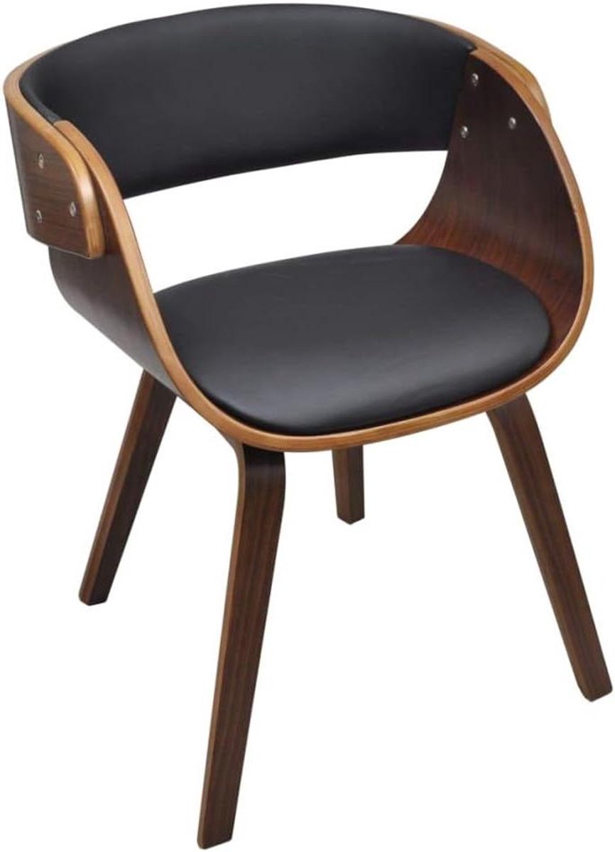 Design Eetkamerstoel - Comfortabele Stoel - Moderne Woonkamer - Elegant Bughouten Frame - 53 x 70 x 52 cm