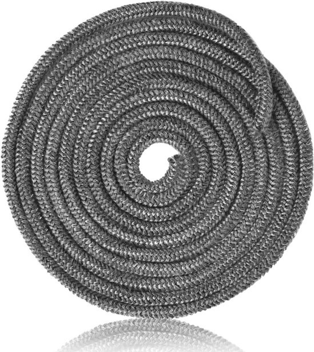 Glasvezel Afdichtingskoord voor Kacheldeuren en Kachelpijp - Vuurbestendige Afdichtingstape - Rookoven en Ovenafdichtingskoord - 6 mm x 2,5 m.