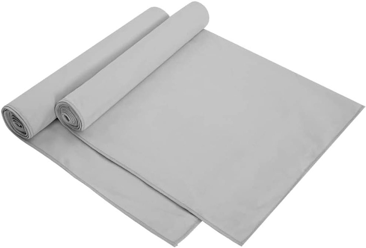 Sporthanddoeken - Reishanddoeken Zwemhanddoeken - Snel Drogen - Ultra-absorberend - 140 x 70 cm - Grijs