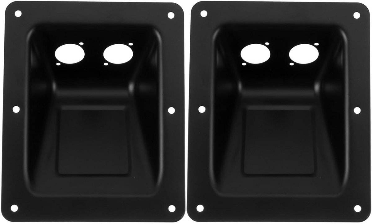 Luidspreker Draad Wandplaat - Aansluitdoos Audiokabel - Live Geluid Installatie - Schokbestendig Ontwerp - 17 x 14.1 x 5.5 cm