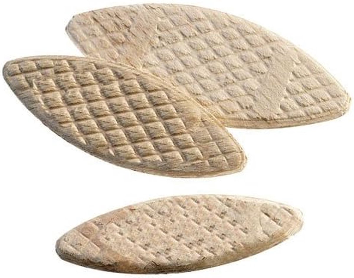 Houten Lamello Koekjes - Houtverbinding Meubelverbinding - Meubels Maken - Gemaakt van Beukenhout - 56 x 23 mm - Niet gespecificeerd