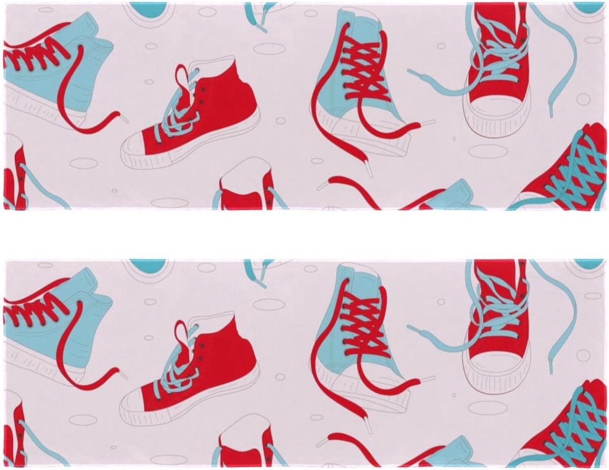 Sneldrogende Handdoeken - Microvezel Handdoeken - Sport en Reizen - Super Absorberend - 29.5 x 81.5 cm - Veelkleurig