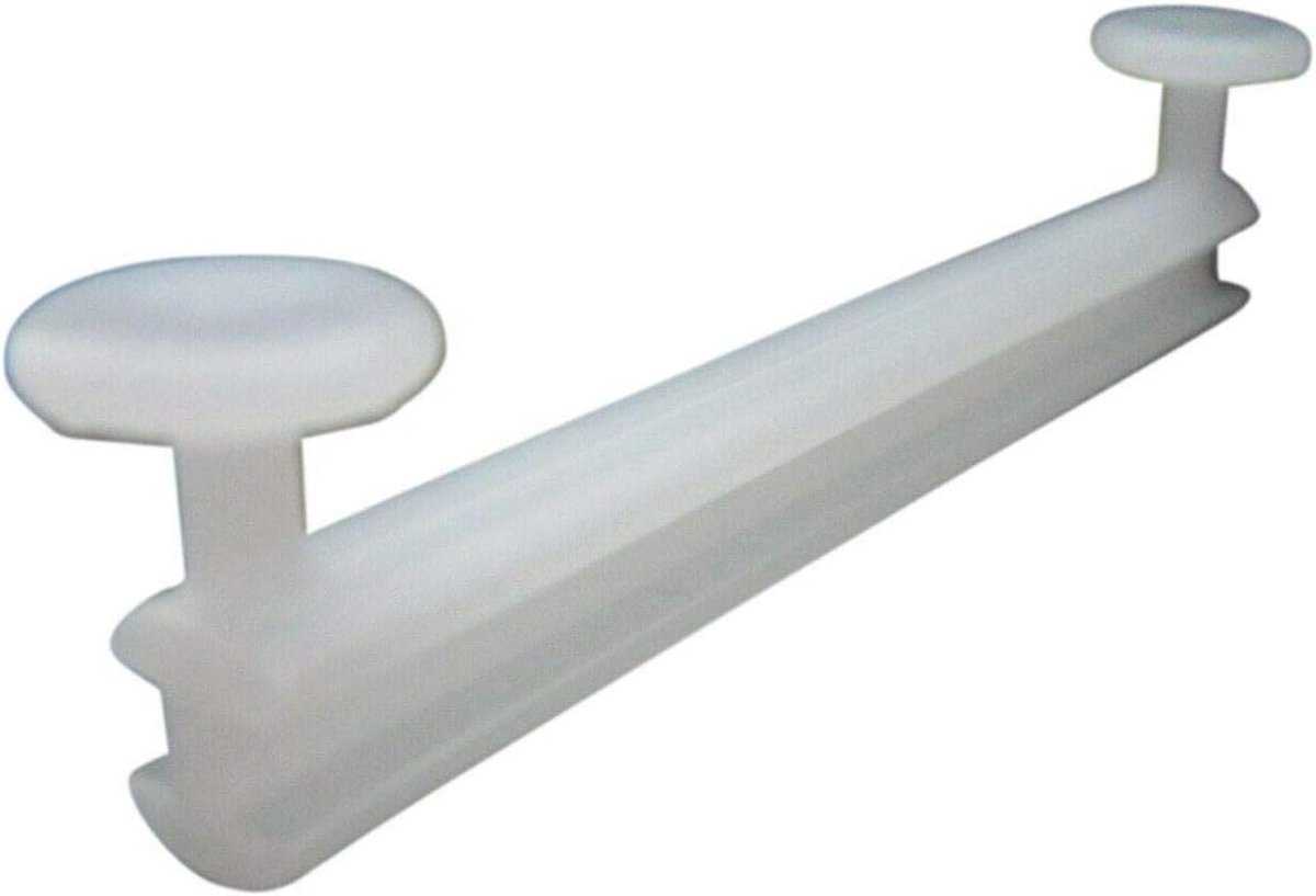 Lusglijders Gordijn - Gordijn Hangers - Gordijnen Ophangen - Kunststof Materiaal - 40 mm - 40 stuks - Wit