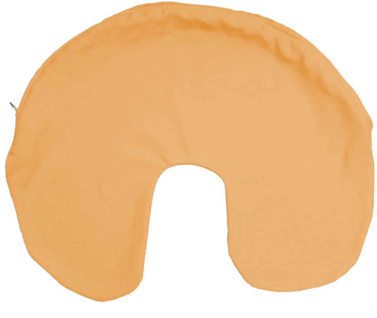 Dailygoods - Kneer Nekkussentje Overtrek Mako Twijn Jersey (Mango) - 30x40 cm