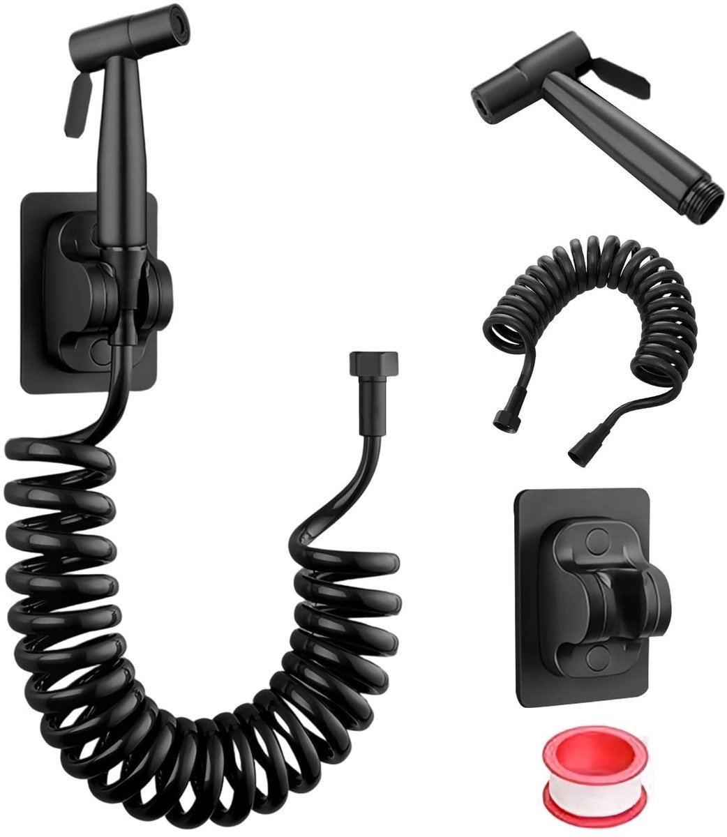 Dailygoods - 3 Meter PE Handdouche Toiletset - Hogedruk Spuitpistool voor Badkamer