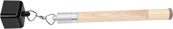 Poolkeu Krijthouder - Biljartkrijt Case - Biljart Spelen - 2-in-1 Gereedschap - 19 cm - Bruin — afbeelding 5