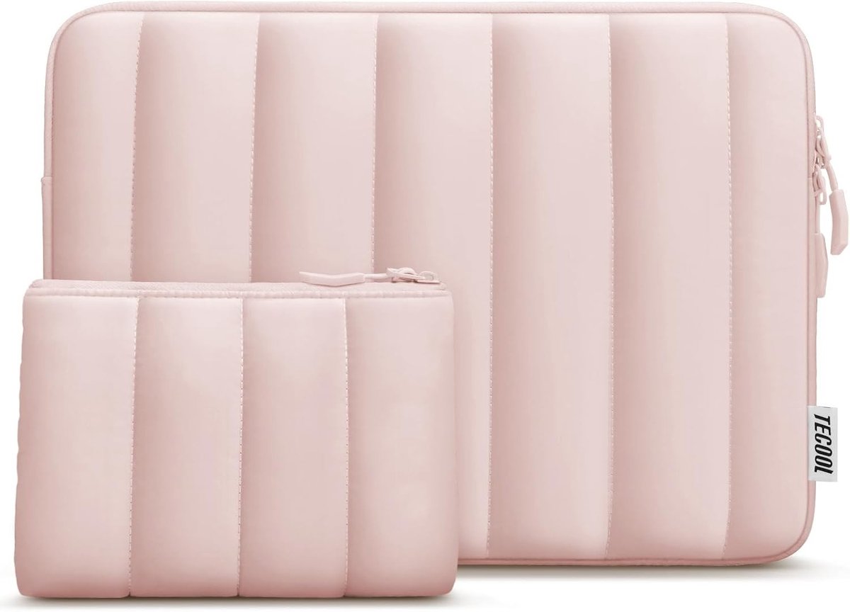 Laptop Tas voor 13.3 Inch MacBook Air en Pro - Waterdichte Bescherming voor Acer, Dell, Lenovo en HP - Roze Kleur, Geschikt voor Diverse Modellen en Jaren