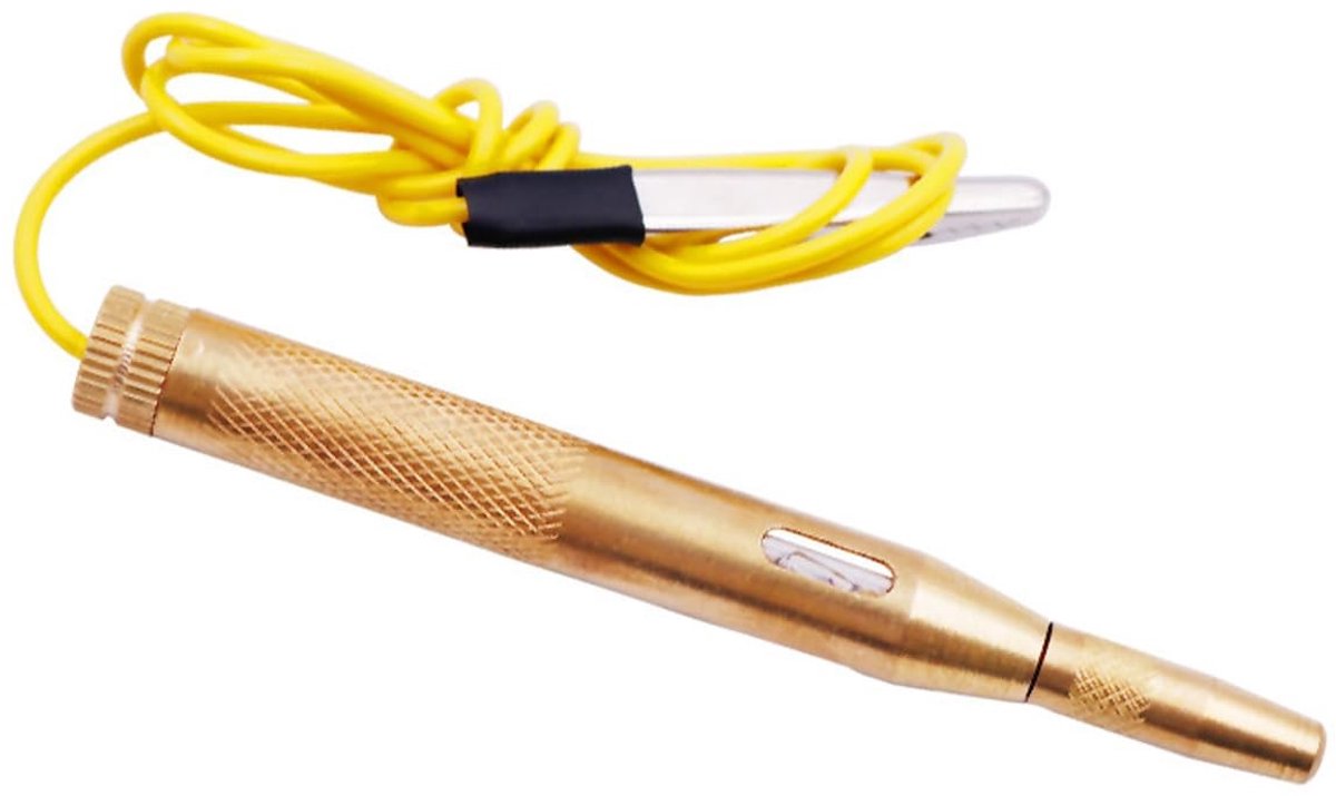 SolidKeus - Auto Spanningstester Pen met Krokodillenklem