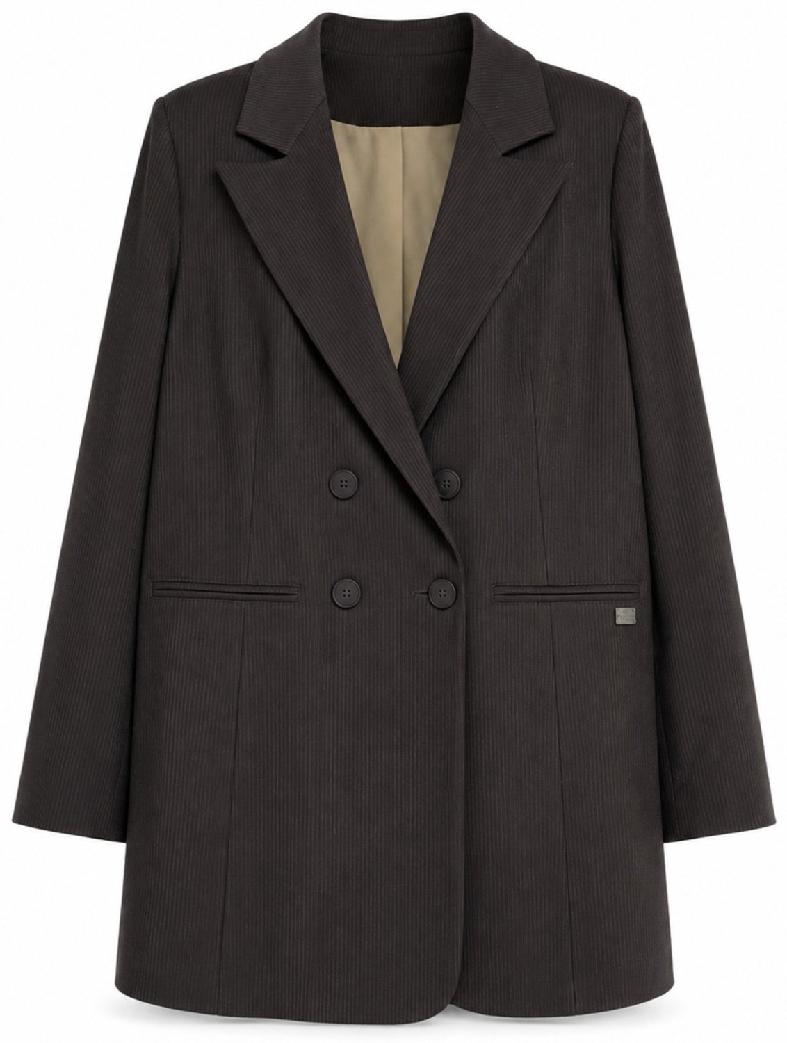 TQ Amsterdam Blazer Marlie Small Pinstripe 26fw 00tq238bmu After Dark Dames Maat - L