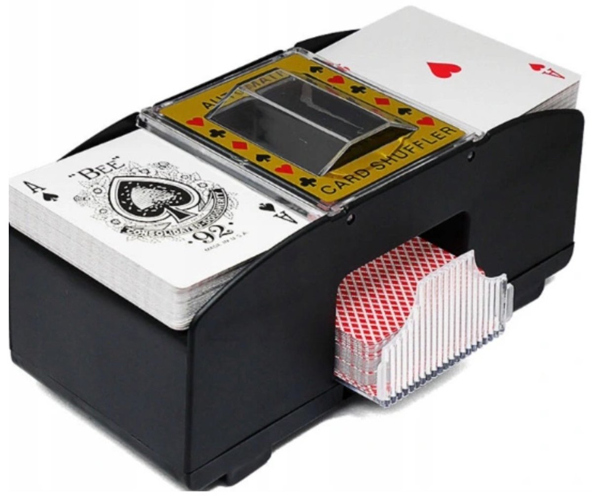 Automatische kaartshudder voor 2 decks