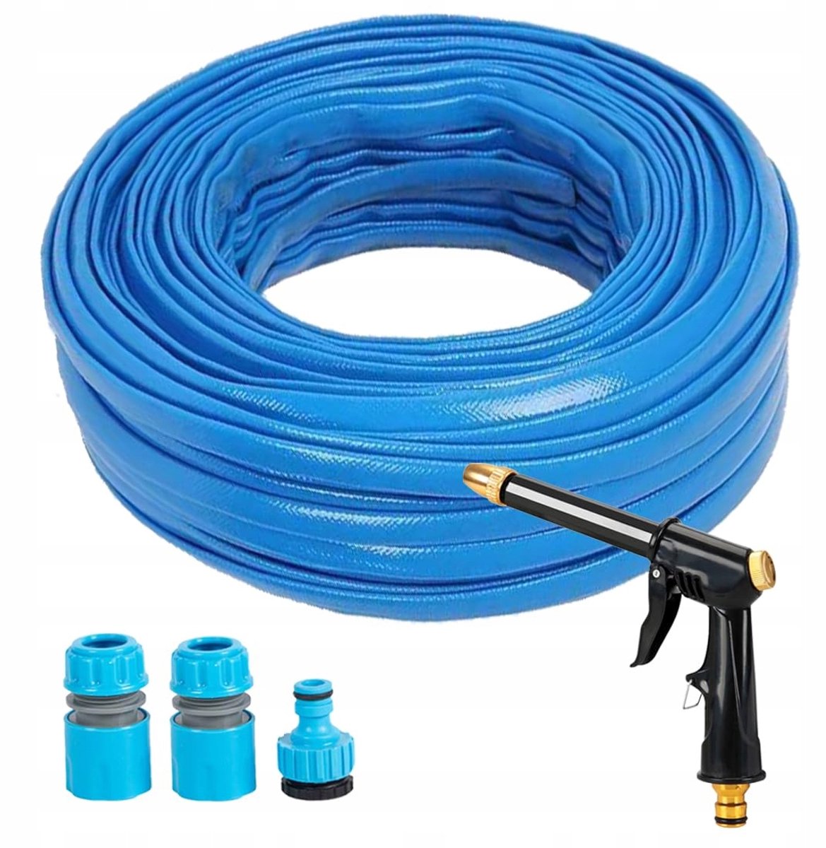 Flexibele verlenging 10m - 12mm diameter - Incl. Sproeikop