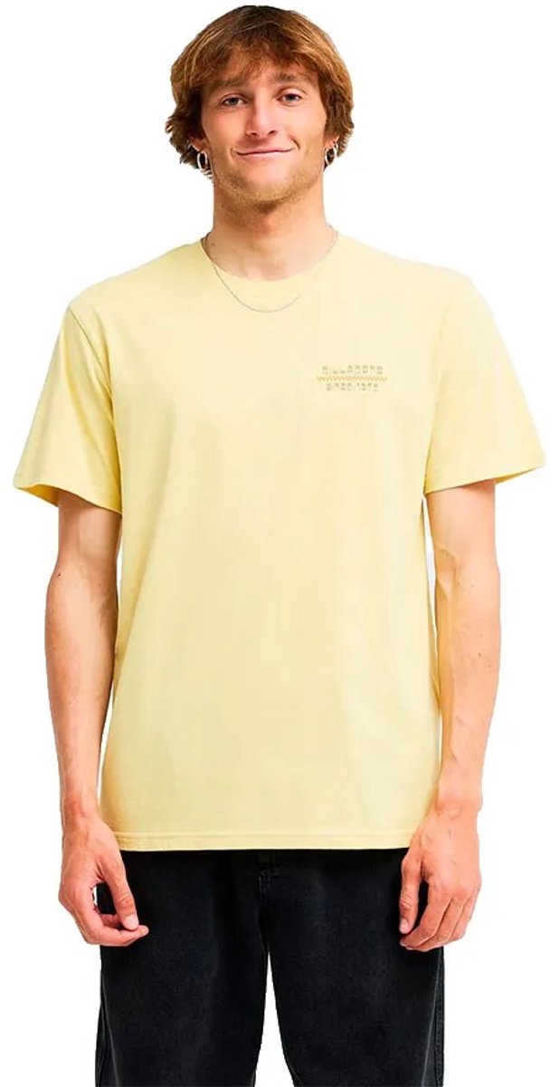 Billabong Secret Spot T-shirt Met Korte Mouwen Geel M Man