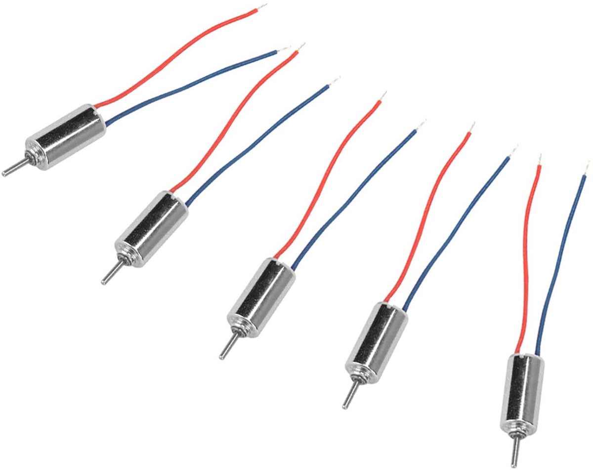 5 Stks Coreless Motor DC 4.5 V 32250 RPM Micro Model Motor voor Modelvliegtuigen, Elektronisch Speelgoed 4mm x 8mm