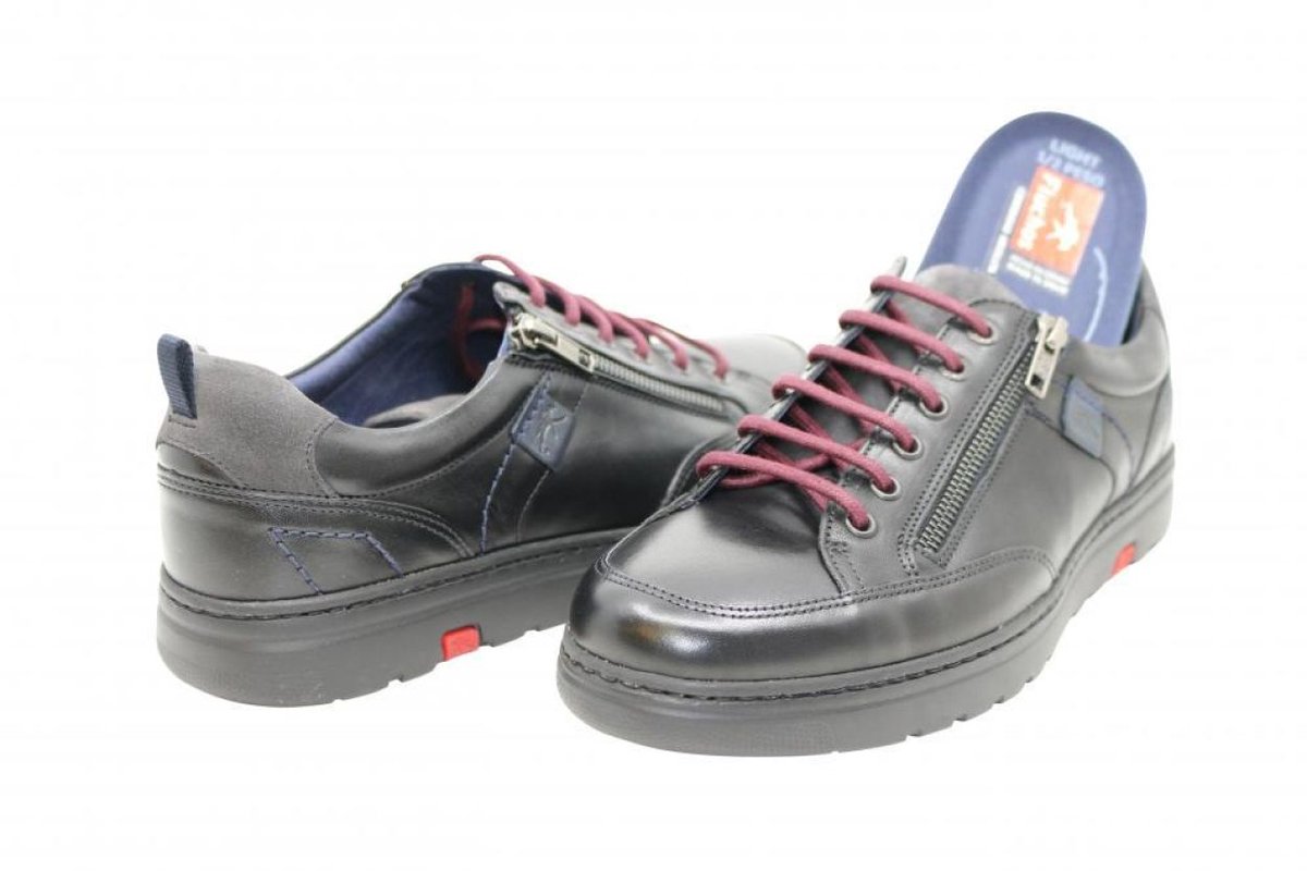 Fluchos Veterschoenen - Fluchos atlas habana Black marino veters