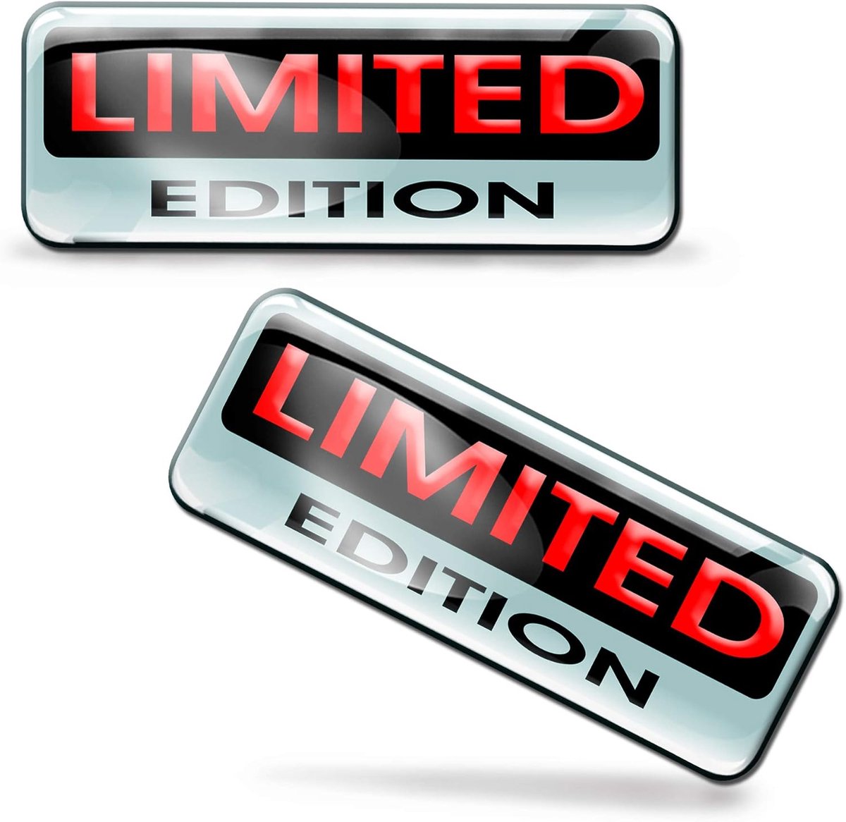 Stickers van silicone, Limited Edition, auto, motorfiets, fiets, skate, raam, deur, pc, tablet, laptop, tuning KS 88