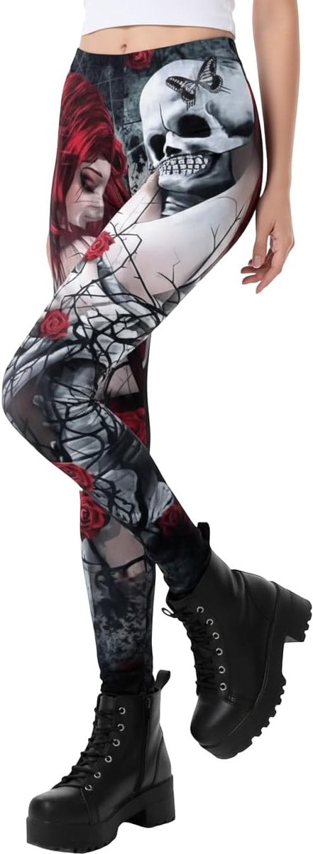 One Clothing Dameslegging voor sport, fitness, outdoor en loungewear, super elastisch, met hoge, comfortabele en kreukvrije tailleband